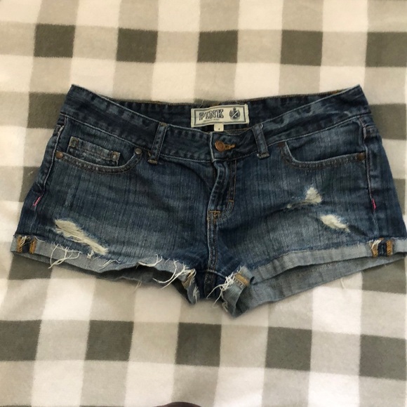 PINK Victoria's Secret Pants - PINK jean shorts PINK Victoria's Secret Pants - PINK jean shorts